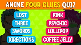 Guess the ANIME CHARACTER with FOUR CLUES ONLY! 🔍🔥 | Anime Quiz screenshot 3