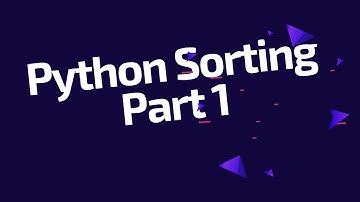 [Python Webinar] - How To do sorting [Part1]