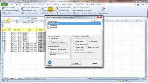 Ordenar alfabéticamente las hojas de un Libro Excel