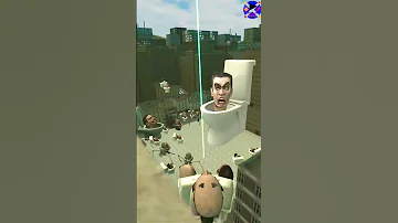 حرب بين حمام شتبى دوب دوب يس يس ورجل رأس الكاميرا Shorts Skibiditoilet Fypシ Fyp 