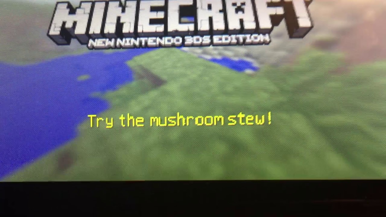 Minecraft New Nintendo 3ds Edition Update 1.6 show case YouTube
