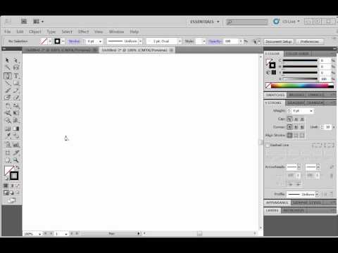Adobe Illustrator Cs5 Tutorial Advanced Part 1 Youtube