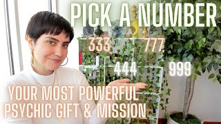 What is your MOST POWERFUL Psychic Gift &amp; Mission?! 🔥😍 Pick a Number Akashic Reading