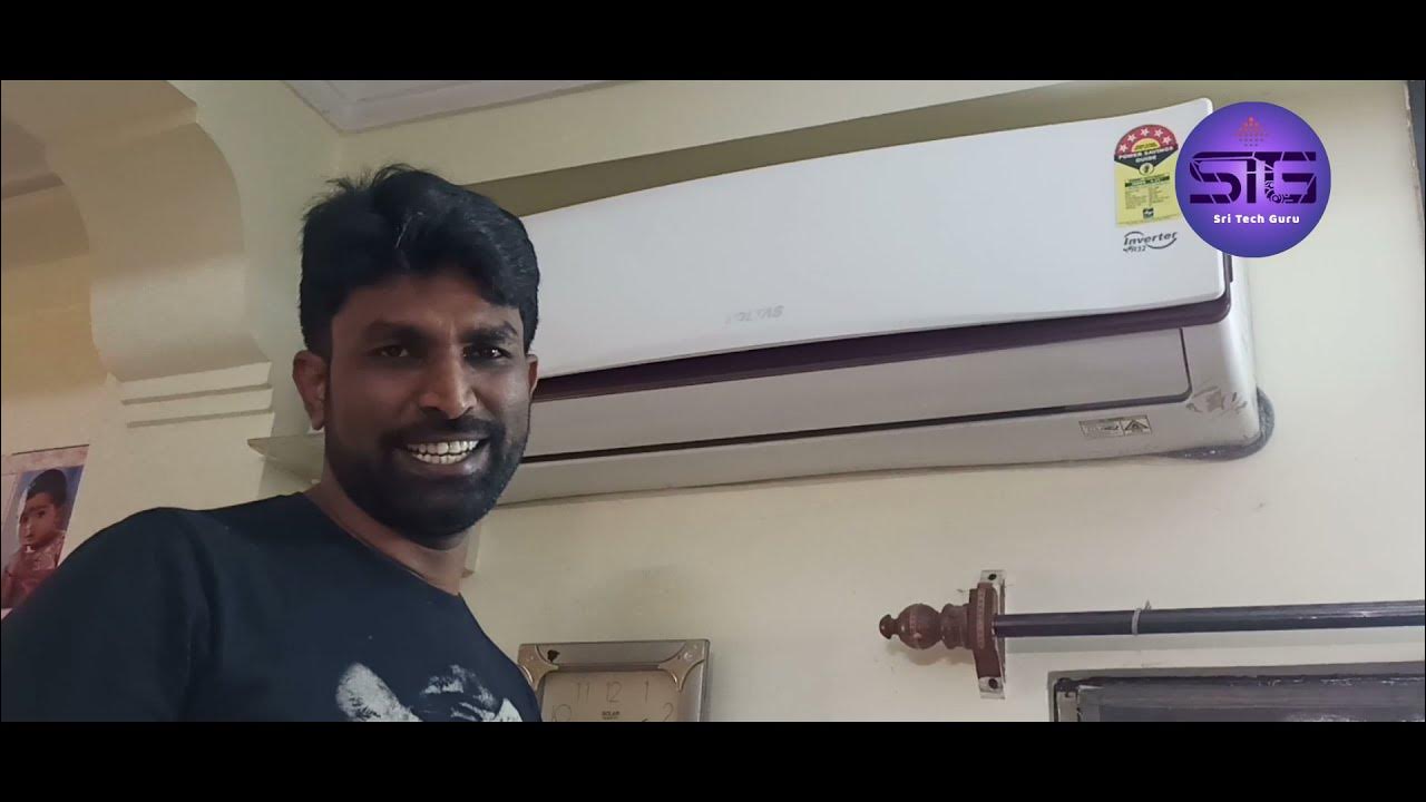 Split AC cleaning at home AC service at home very easy Voltas 1