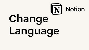 How to Change Language in Notion