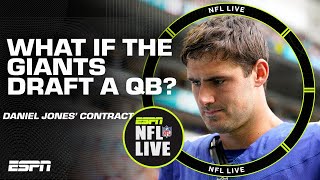 The Giants are open to drafting a QB?! 👀 Could Daniel Jones be gone after 2024? 😱 | NFL Live