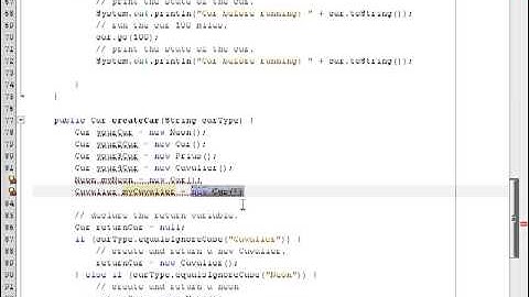 4) An example of extending classes in Java.