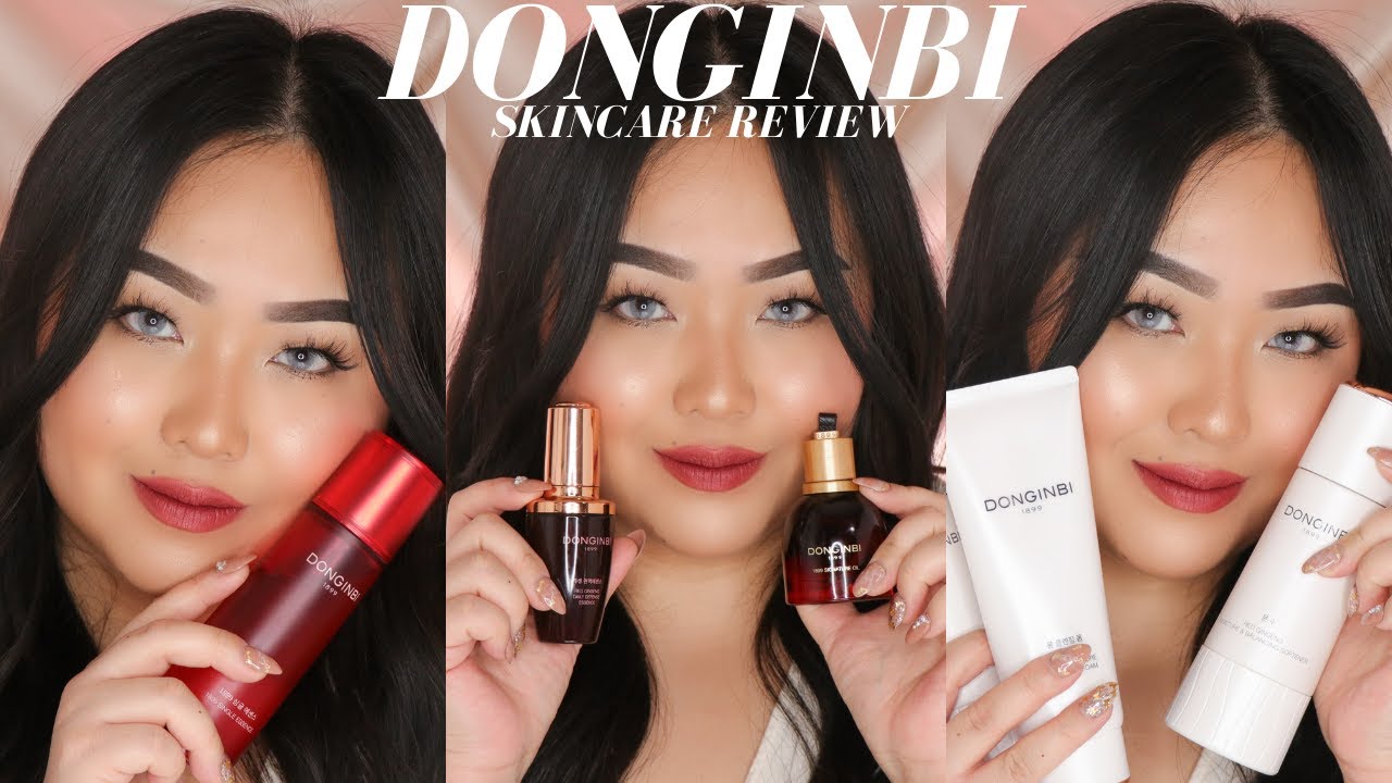 DONGINBI SKINCARE REVIEW LUXURY ANTIAGING KOREAN RED GINSENG
