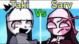 Tug O War But Taki & Sarvente Sings It Fnf Modmid-Fight Mes X Fever Town