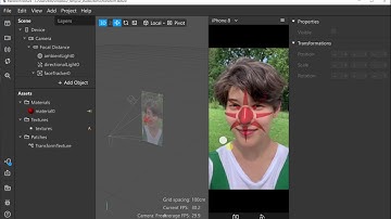 Spark AR Texture Transform Touch Gestures
