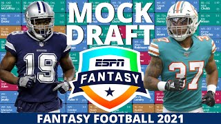 2021 Fantasy Football Mock Draft - PPR - 14 Team