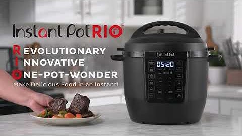 Instant Pot RIO 6QT Multicooker | Revolutionary, Innovative, One-pot-Wonder
