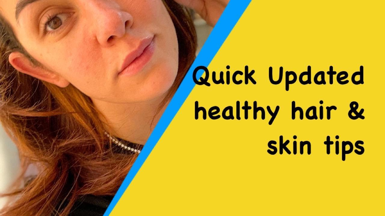 اهم نصائح لشعر و بشرة كلهم صحة ( فى الفيديو المنتجات اللى بستخدمها حاليا)