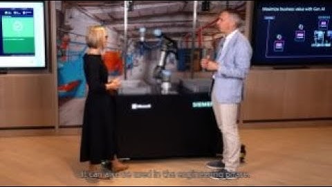 The Power of Partnerships: Siemens and Microsoft bring generative AI to the shopfloor