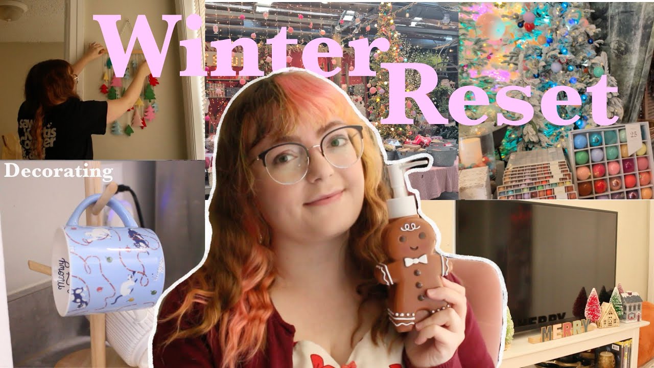 Winter Reset ⛄ Decorating for Christmas & Crafting goals