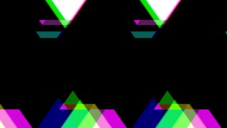 Color-Split Glitch Triangles - Background / Overlay | Free Download
