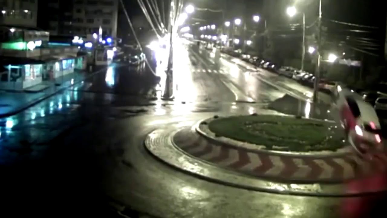 Car LAUNCHES Off Roundabout YouTube