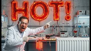 Induction Heater for Home Heating Principle and Test!
