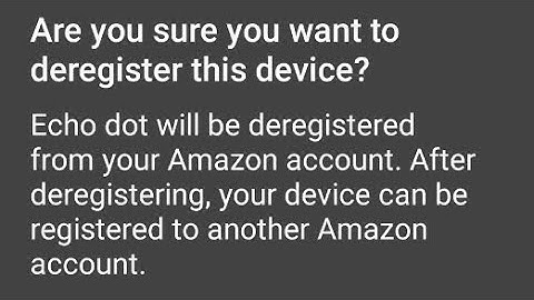 How to deregister your Amazon Echo dot 3rd generation and reset it to factory settings