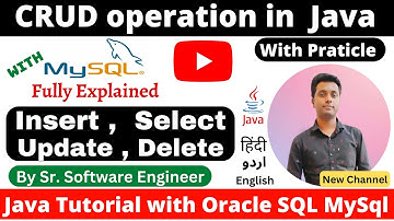 JDBC Operation in Java and MySql |Hindi | Urdu | Insert Update Delete operation #java #studypoint