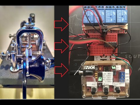 Morse Code (CW) Paddle becomes a Bug