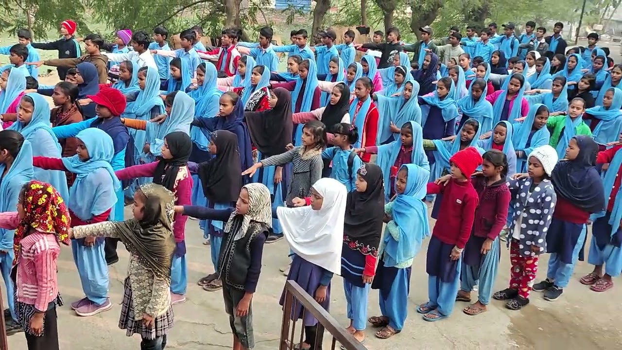 National Pledge for School Assembly भारत की राष्ट्रीय प्रतिज्ञा UMS Pakribarawan Urdu 