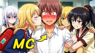 One Kiss Makes Them Evolve—All the Girls Are Fighting to Kiss Me! #anime #Manga #animerecap screenshot 5