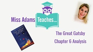 The Great Gatsby  - Chapter 6 Analysis