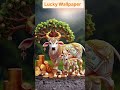 Lucky Wallpapers.. feed cows daily see miracles# shorts#occult #remedy #cow #kamdhenu #wallpaper