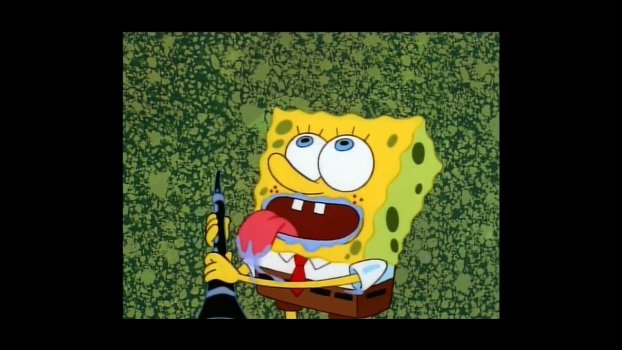 SpongeBob My lips are a little dry YouTube