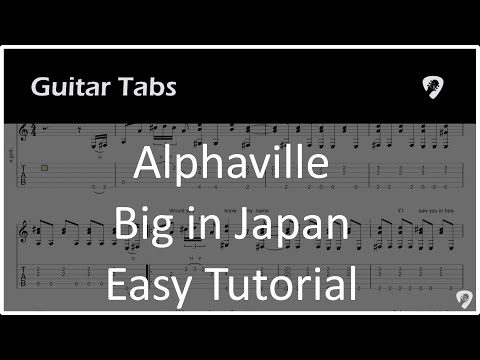 Alphaville - Big In Japan - Easy Guitar Tab