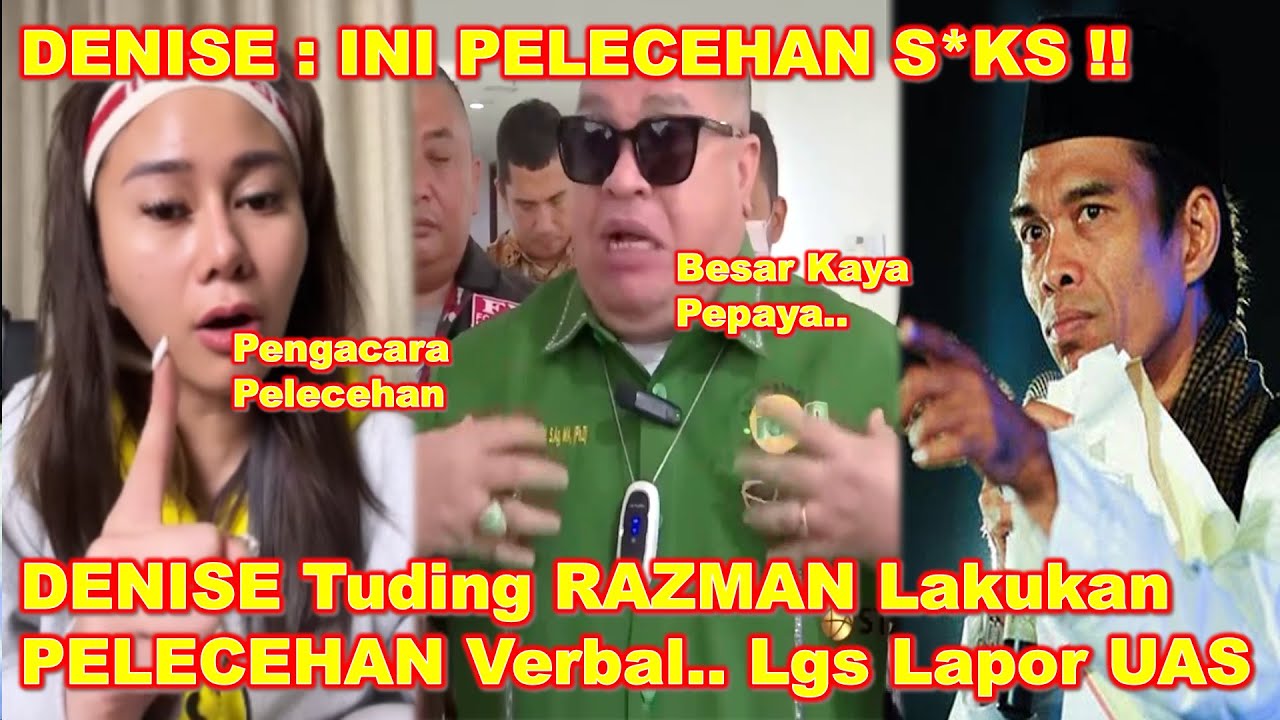 Ustad Razman DENISE Tudingg RAZMAN Lakukan PEL3CEHAN SekssuaI VerbaI!! - Lgs Colek ...
