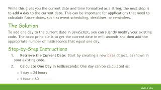 How to Easily Add a Day to the Current Date in JavaScript