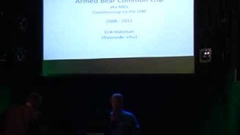 A Brief History of ABCL by Erik Huelsmann @ ECLM 2011