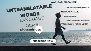 Facts of Languages | Untranslatable Words     #plussminuss #podcastlistening #english