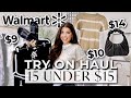 WALMART HAUL 2021 | 15+ ITEMS UNDER $15!! Walmart Try On Clothing Haul |  #WalmartFashion