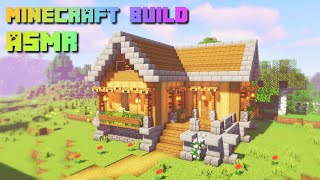 Minecraft ASMR 🏡 Building a Cozy Village Cottage ✨