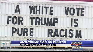 Birmingham pastor is standing by his controversial anti-Trump church sign