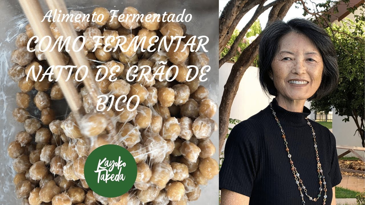 NATTO DE GRÃO DE BICO, COMO FERMENTAR - ALIMENTO FERMENTADO E PROBIÓTICO