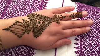 الخلالة الجميلة# نقش حناء مغربي سهل️morrocan henna