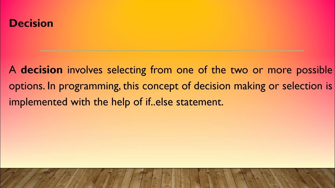 Indentation, Flow of Control, Decision, Simple If Statement, Python ...