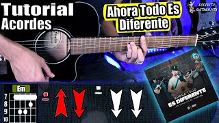 Ahora Todo Es Diferente - Los Gemelos De Sinaloa - Tutorial | Acordes | Como tocar en Guitarra