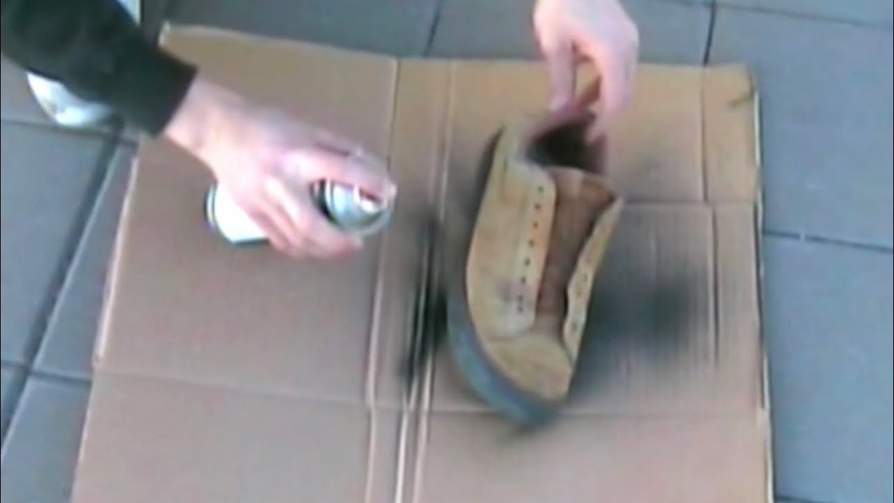 HOW TO SPRAY SHOES (TUTORIAL) YouTube