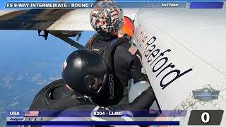 2023 Intermediate 8-way Formation Skydiving Team: LLMC
