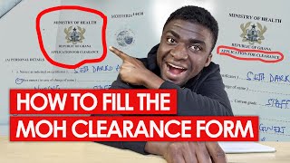 HOW TO FILL THE MOH CLEARANCE FORM CORRECTLY screenshot 1