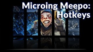 Microing Meepo With Hotkeys | How To Play Dota 2 | PVGNA.com