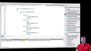 C# Clean Architecture and more with NET Core 2018 | S2P15 | Splitting code to be CLEAN