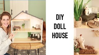DIY MODERN DOLL HOUSE | IKEA HACK | MINIATURE FURNITURE