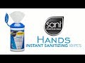 Sani Professional Hands Instant Sanitizing Wipes