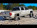 TRUCK GETS STUCK WITH Bertrand850 | Mudding | Offroading | 5.3 vs Duramax | Lifted Trucks |